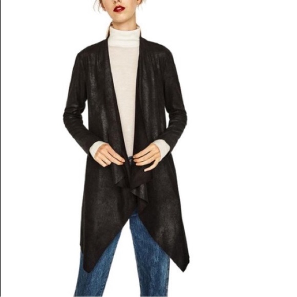 Zara Draped Jacket - Picture 1 of 10